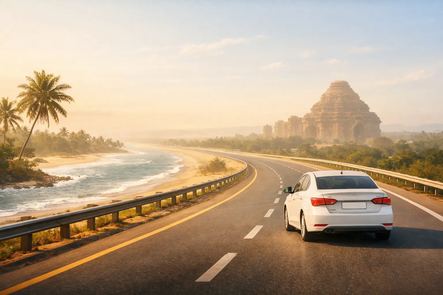 puri konark marine drive scenic route